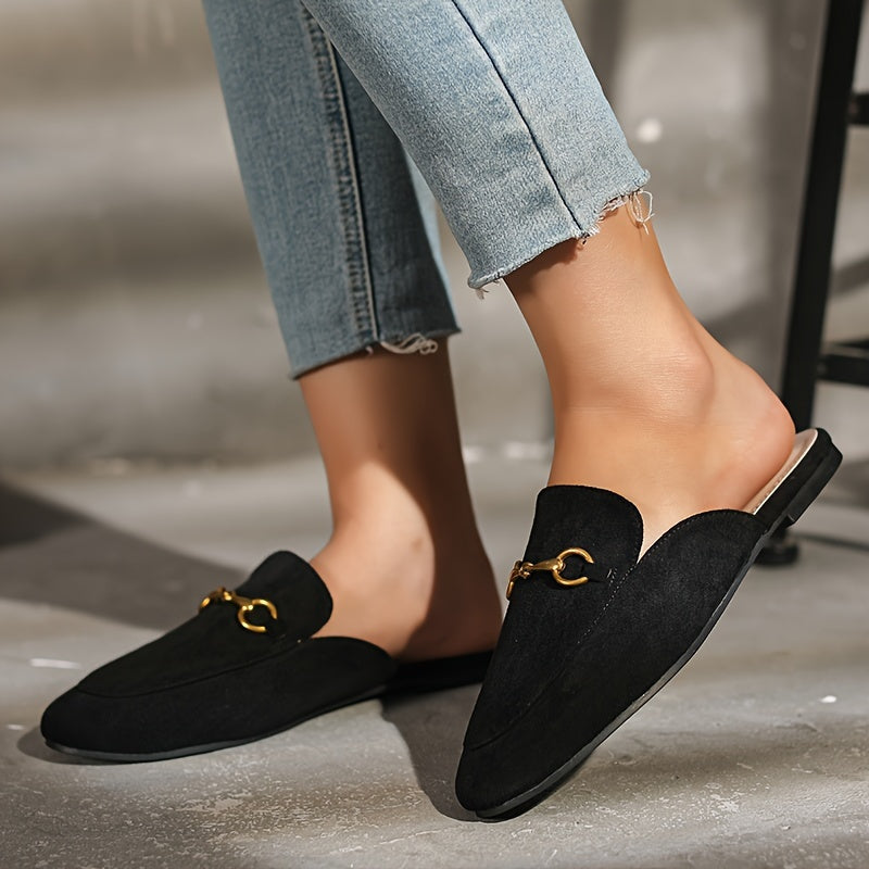 Eurydice - Mules slip-on métallisées