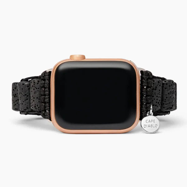 Lava Stein Apple Watch Armband