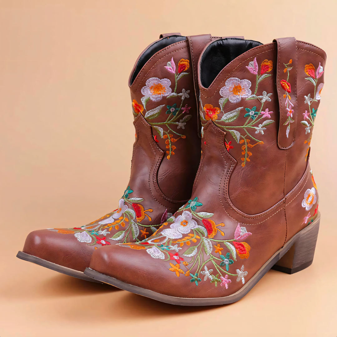 Chloé – Wetterfeste Cowgirl-Stiefel im Vintage-Stil