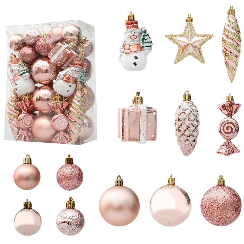 Boomversiering - decoratieve kerstballen - hangers voor de kerstboom