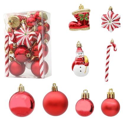 Boomversiering - decoratieve kerstballen - hangers voor de kerstboom