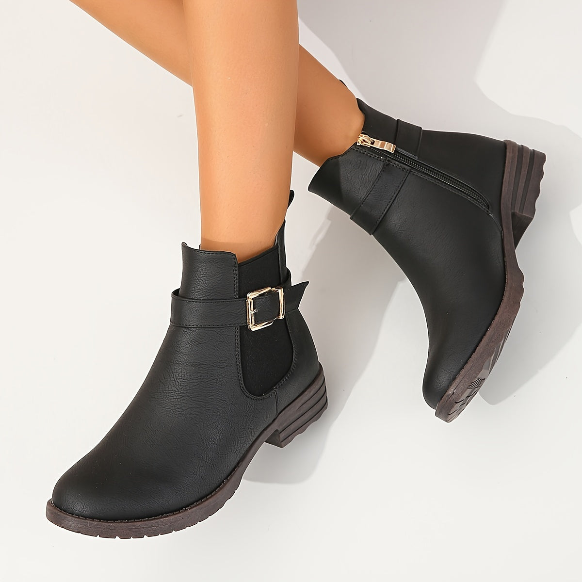 Lindsey - Bottines Chelsea confortables pour femme