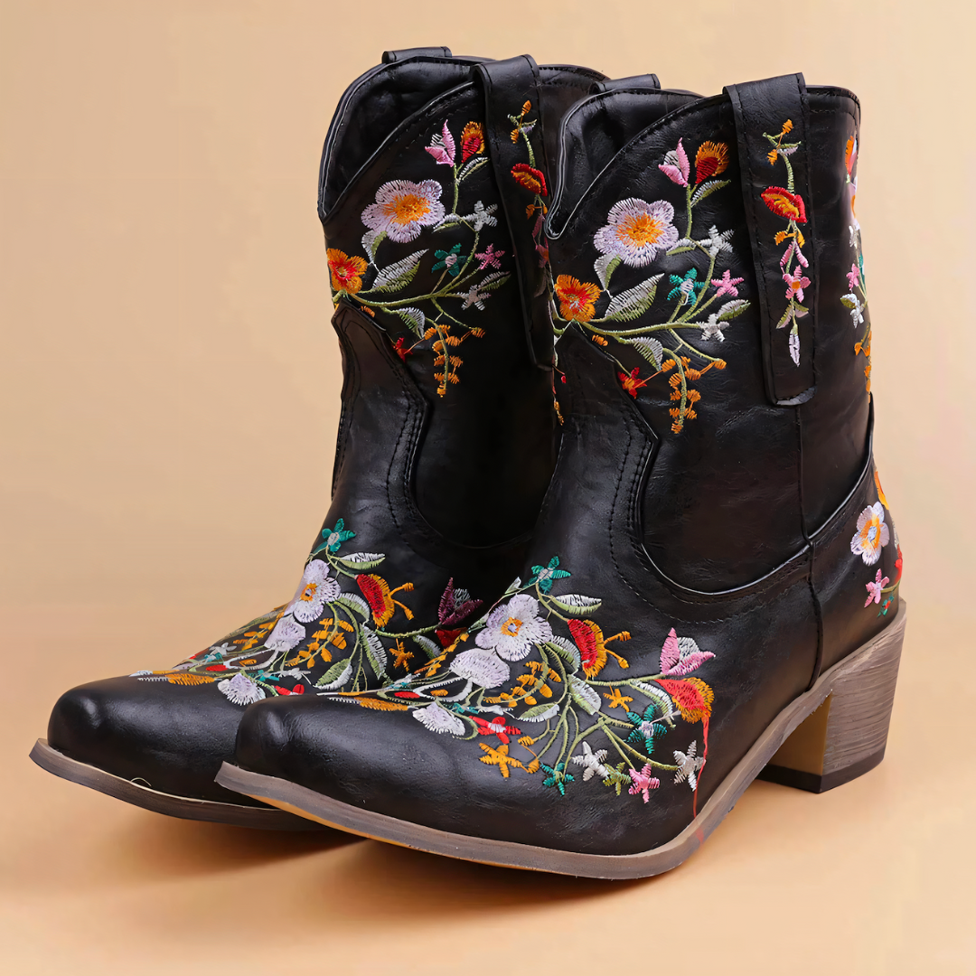 Chloé – Wetterfeste Cowgirl-Stiefel im Vintage-Stil