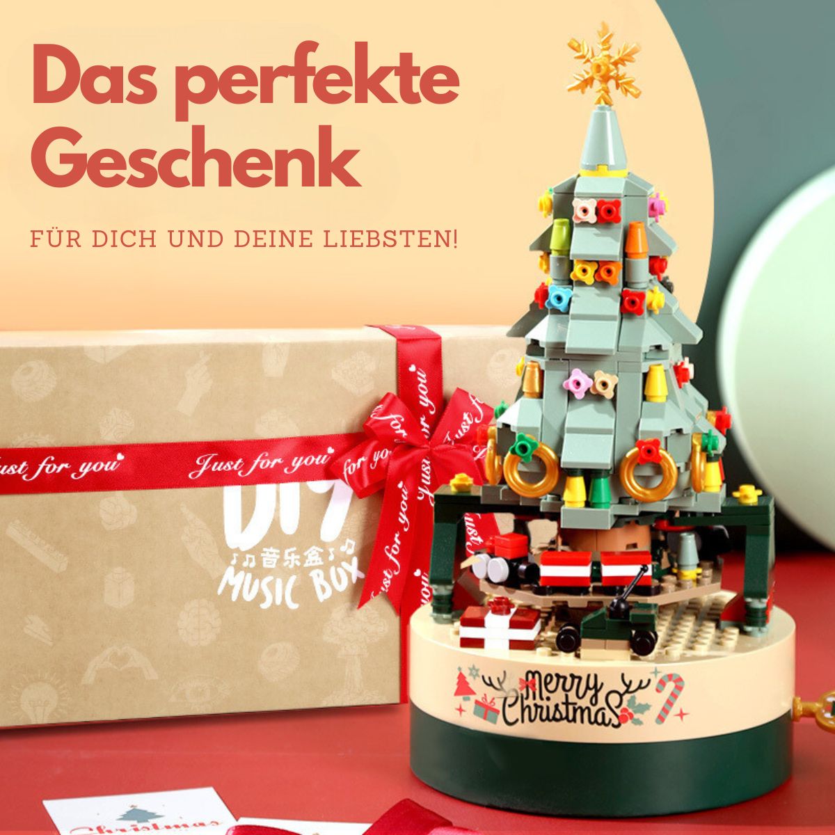 DIY Weihnachtsbaum Musikbox-Set für Groß und Klein