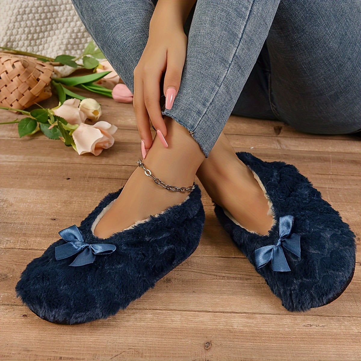 Avalynn - Chaussons chauds pour femme