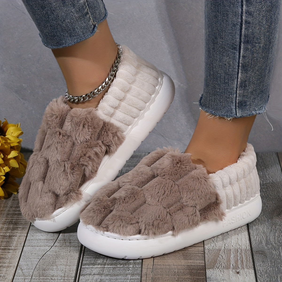 Lexie - Chaussons chauds pour femme