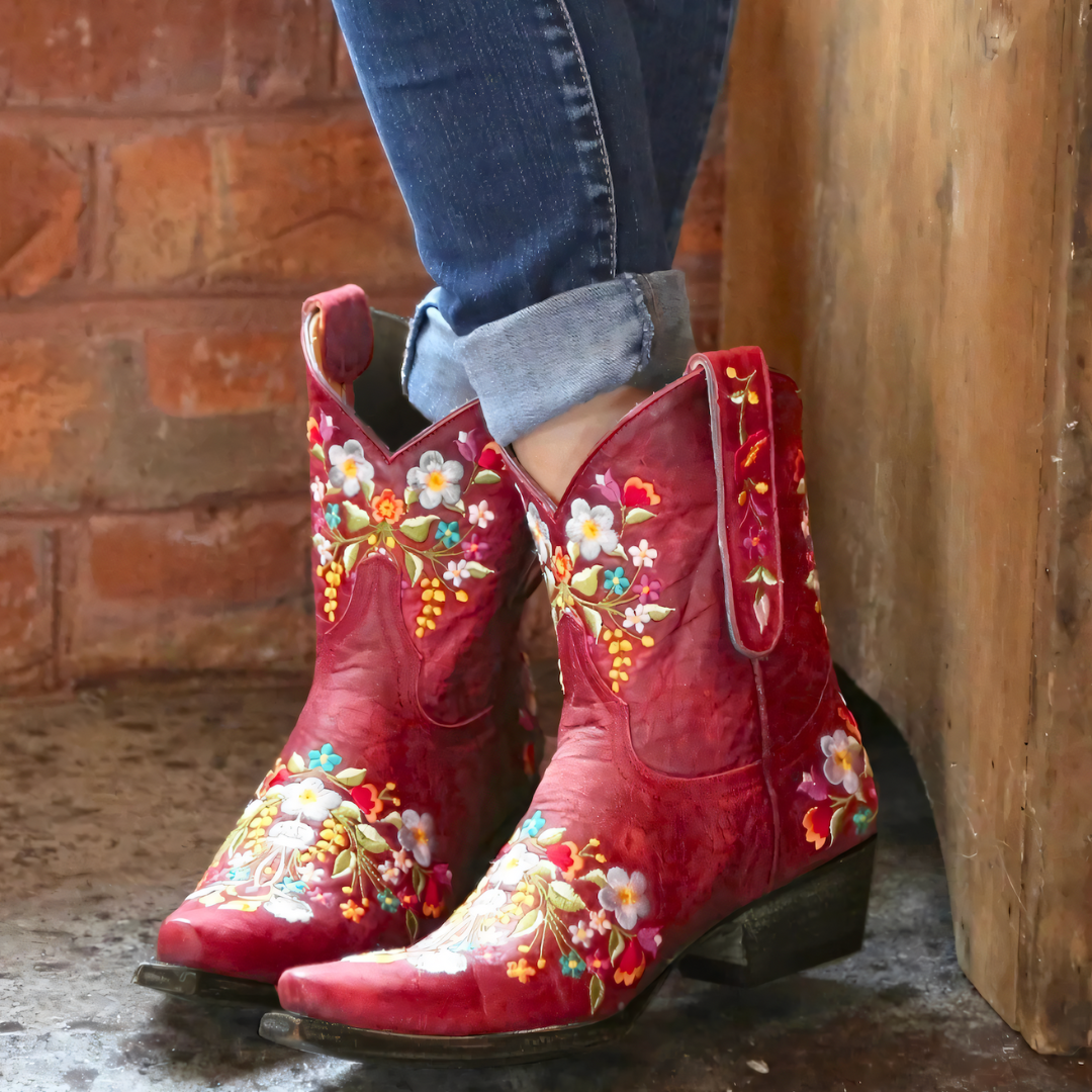 Chloé – Wetterfeste Cowgirl-Stiefel im Vintage-Stil