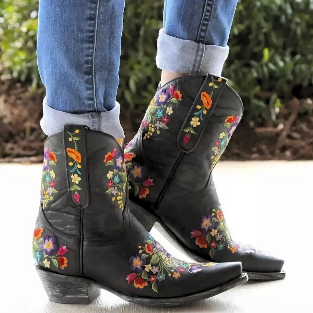 Chloé – Wetterfeste Cowgirl-Stiefel im Vintage-Stil