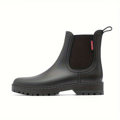 Emilee - Bottes de Pluie Femme - Imperméables, Durables, Mi-mollet, Antidérapantes pour Usage Extérieur