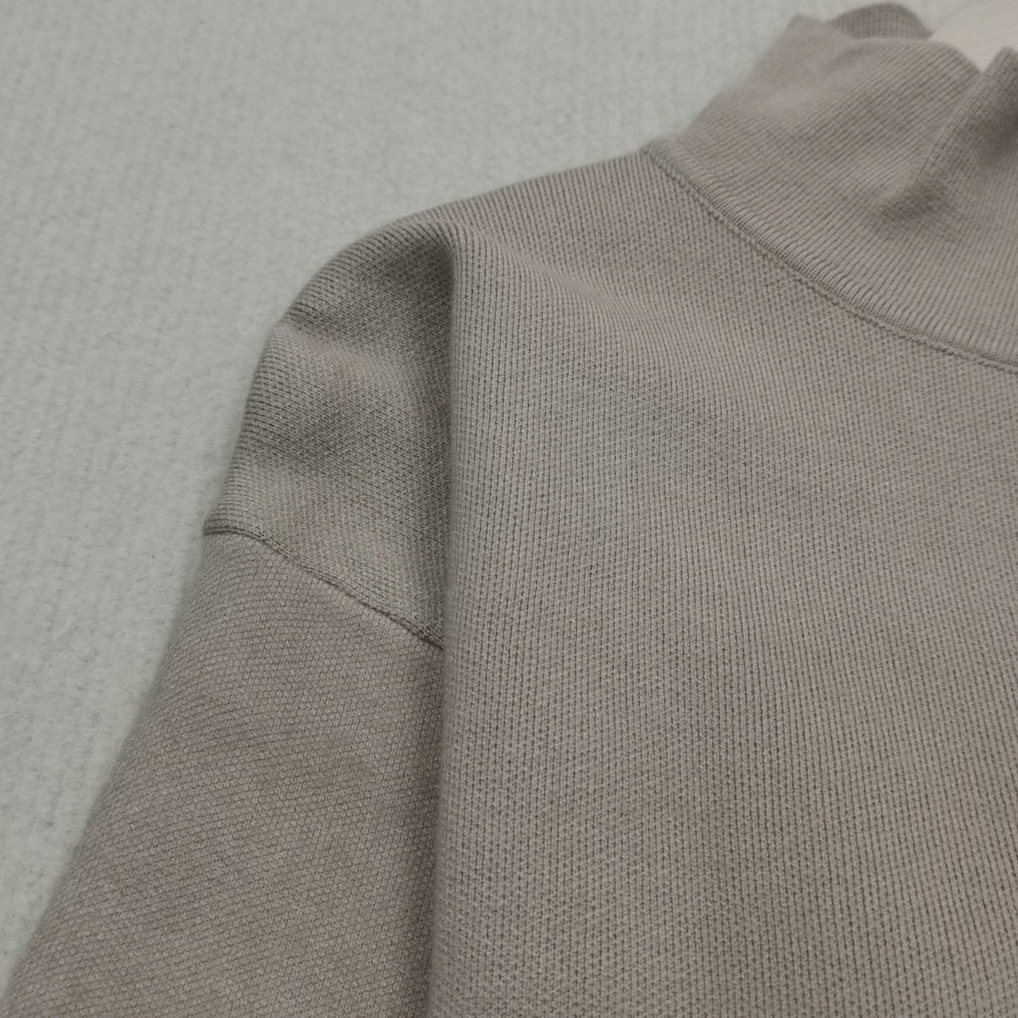 HerbstTrend® - Aprikosenfarbener langärmeliger, einfarbiger Pullover