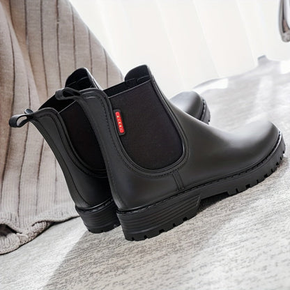 Emilee - Bottes de Pluie Femme - Imperméables, Durables, Mi-mollet, Antidérapantes pour Usage Extérieur