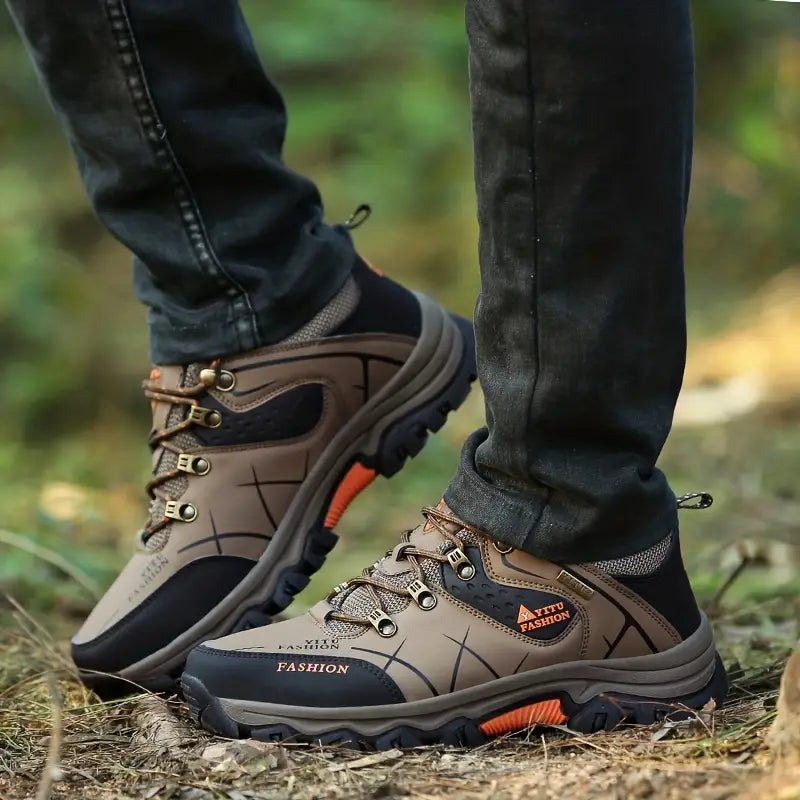 Yitu - Herren Outdoor Wanderschuhe, wasserdicht und atmungsaktiv für ultimativen Komfort