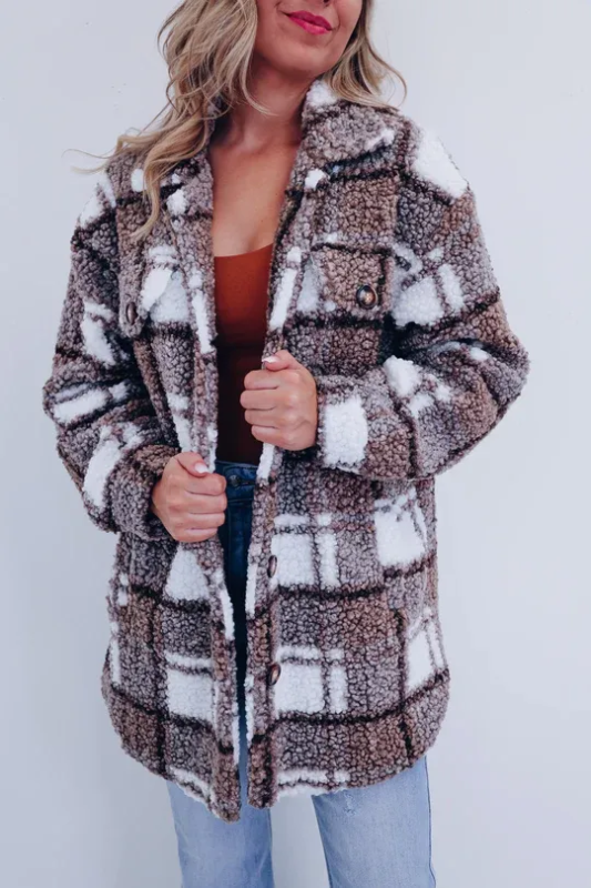 Skyler - Elegante Wollendecke Jacke