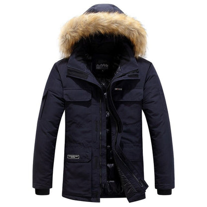 Isak - Herren-Winterjacke mit Fellkragen