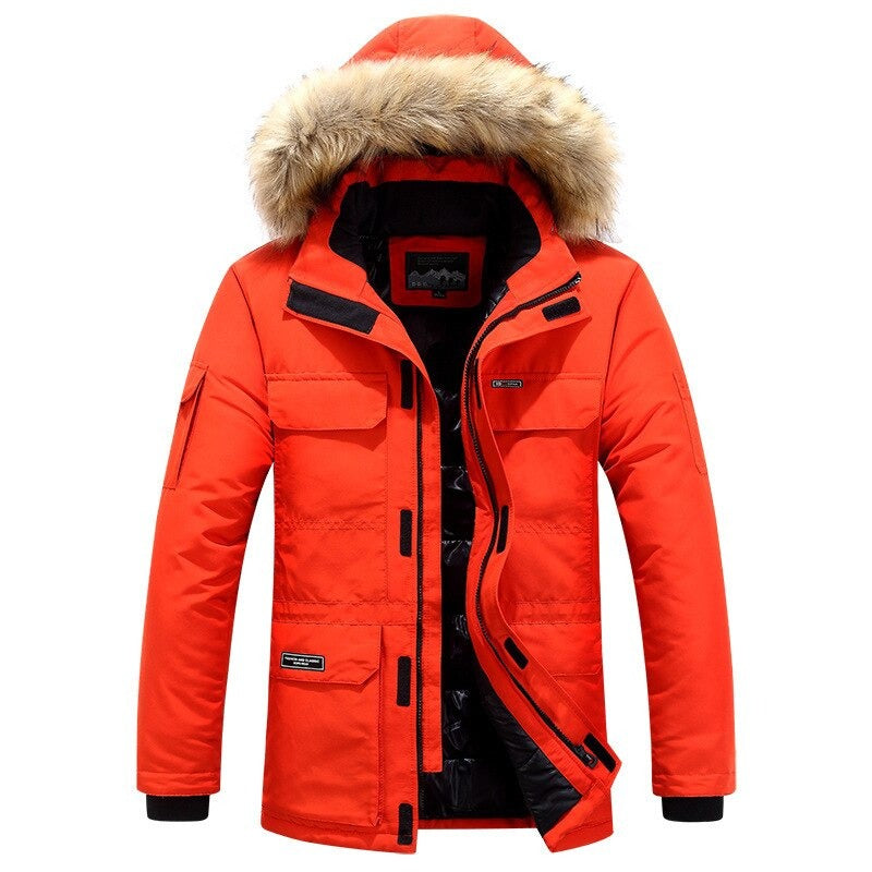 Isak - Herren-Winterjacke mit Fellkragen