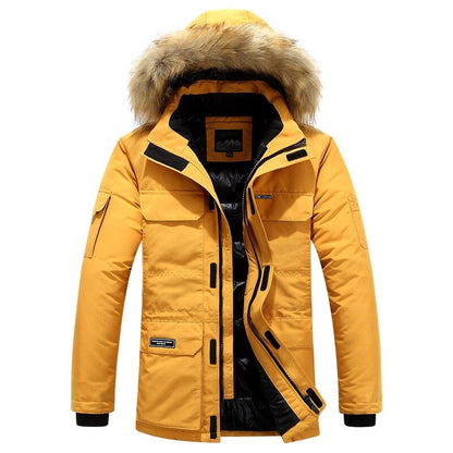 Isak - Herren-Winterjacke mit Fellkragen