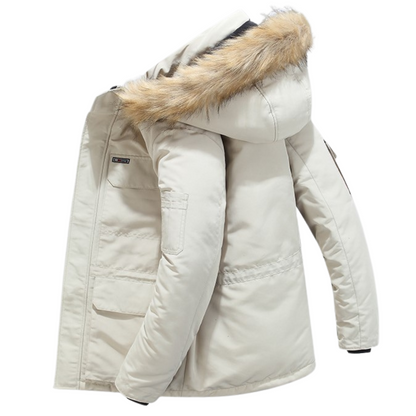 Isak - Herren-Winterjacke mit Fellkragen