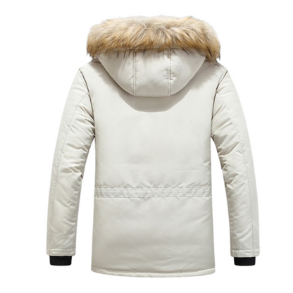 Isak - Herren-Winterjacke mit Fellkragen