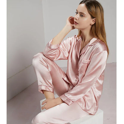 Ensemble pyjama de luxe en soie pour femme - Madilyn