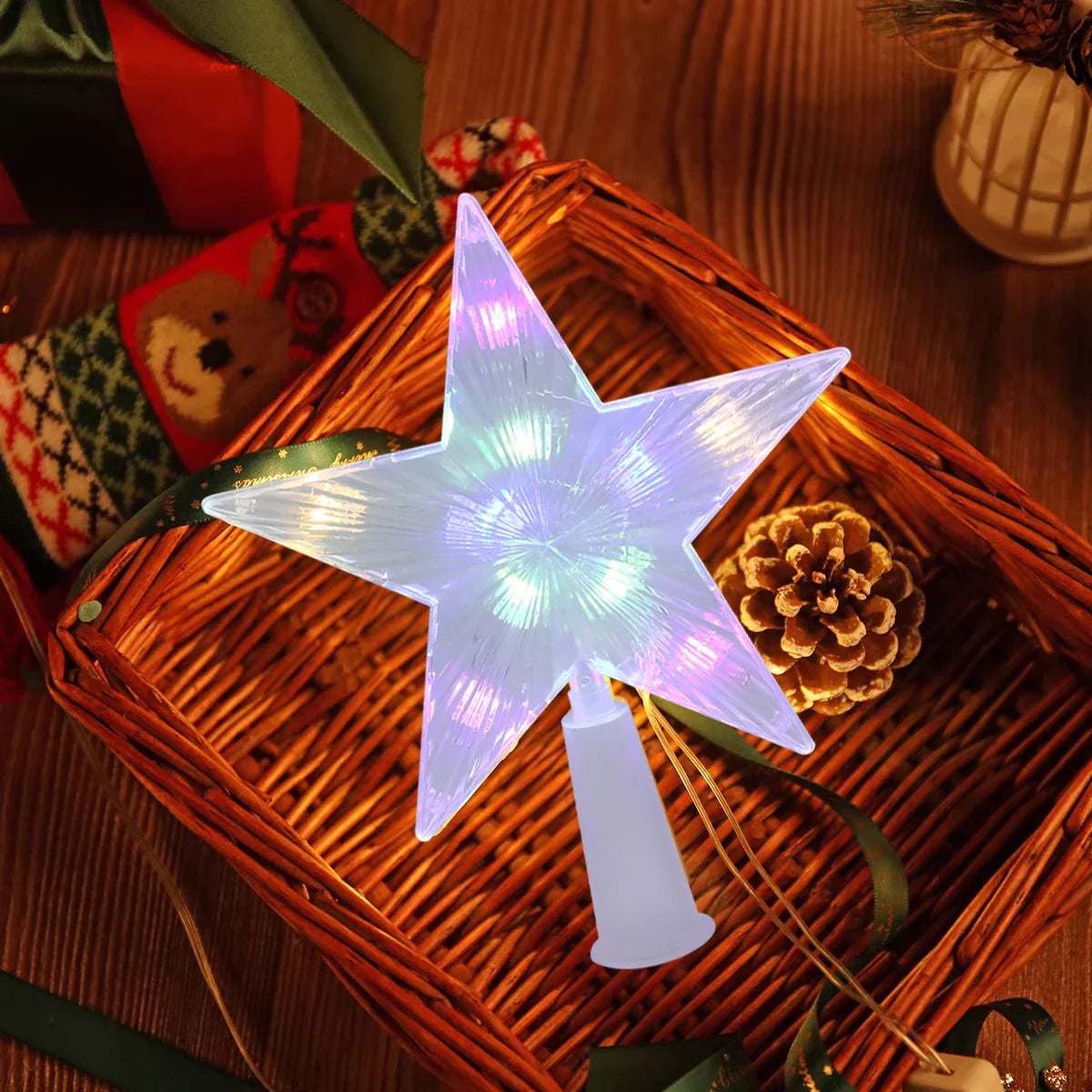 Starlit - Leuchtende Sternspitze für den Weihnachtsbaum