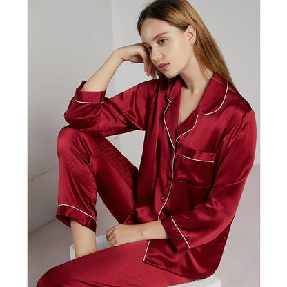 Ensemble pyjama de luxe en soie pour femme - Madilyn