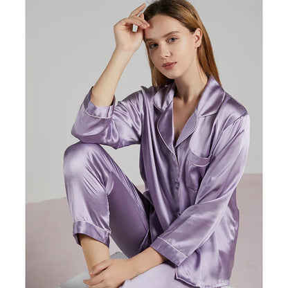 Ensemble pyjama de luxe en soie pour femme - Madilyn