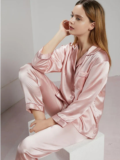 Ensemble pyjama de luxe en soie pour femme - Madilyn