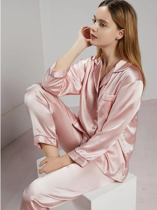 Luxe zijden pyjamaset voor dames - Madilyn