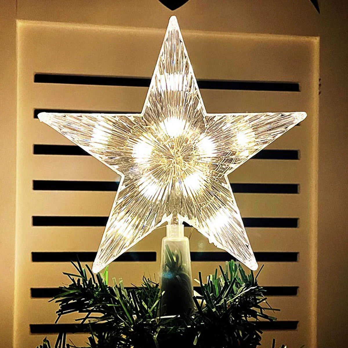 Starlit - Leuchtende Sternspitze für den Weihnachtsbaum