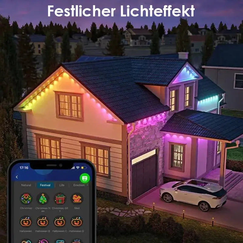 Wi-Fi LED Light 10M- Heb deze vakantie het mooiste huis voor buitengebruik