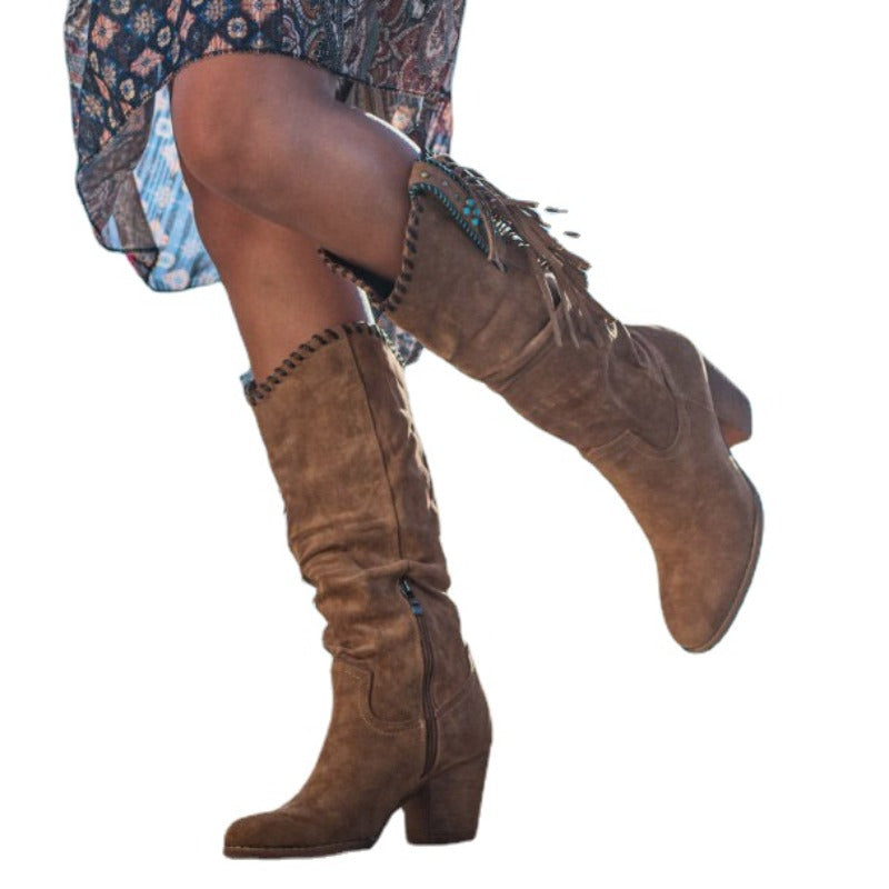 Victoria - Trendige Cowboy-Stiefel für Damen