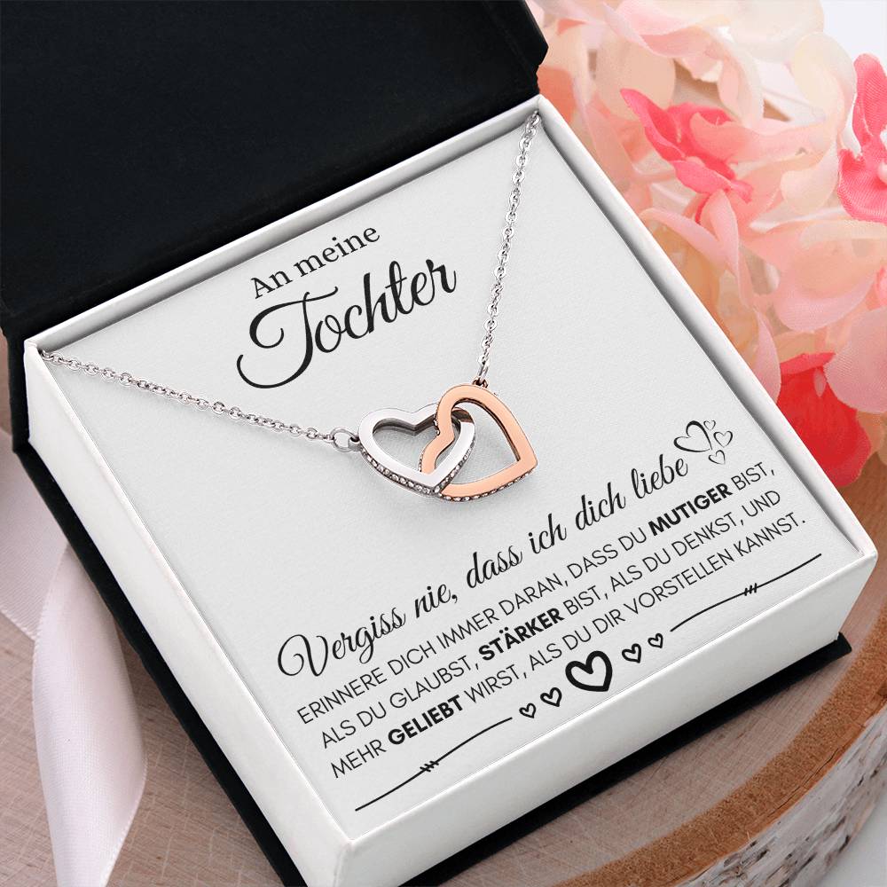 Ketting met twee hartjes - Speciaal voor mijn dochter