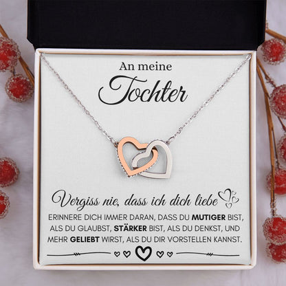 Ketting met twee hartjes - Speciaal voor mijn dochter