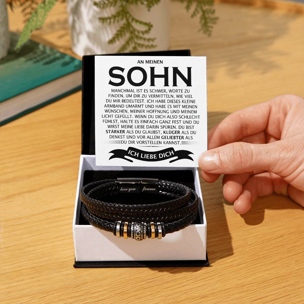 Freundin Armband, Sohn Geschenk, Du Niemals Verlierst Schmuck, An meine Freundin Schmuck, Armband für meinen Sohn, Persönliches Geschenk, Liebesbeweis Schmuck, Familienband, Modisches Armband, Inspirierender Schmuck, Sentimentales Geschenk, Personalisiertes Armband, Liebevolles Accessoire, Für immer verbunden, Herzliches Schmuckstück.