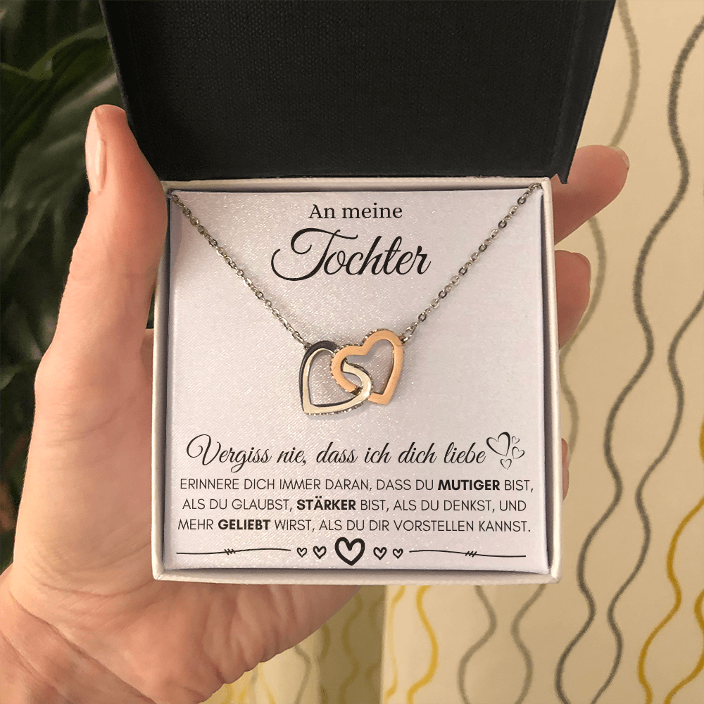 Ketting met twee hartjes - Speciaal voor mijn dochter