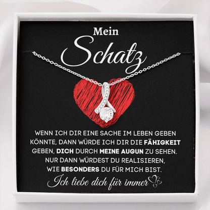 Alice™ Halskette, Alluring Halskette, Mein Schatz Halskette, Schmuck Alice™, Elegante Halskette, Exklusive Halskette, Modische Schmuckstücke, Stilvolle Accessoires, Schatzinsel Halskette, Romantische Halskette, Alice™ Schmuckkollektion, Edelstein Halskette, Glanzvolle Halskette, Designer-Halskette, Luxuriöse Halskette.