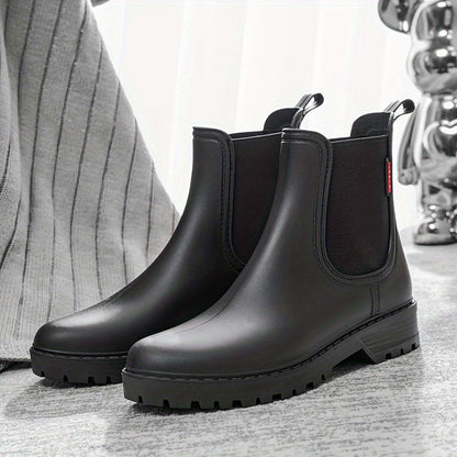 Emilee - Bottes de Pluie Femme - Imperméables, Durables, Mi-mollet, Antidérapantes pour Usage Extérieur