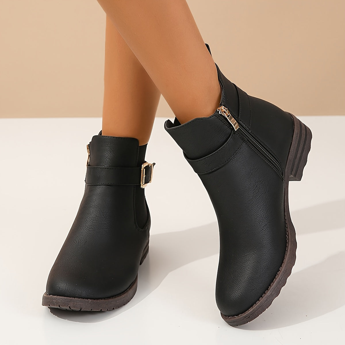 Lindsey - Bottines Chelsea confortables pour femme