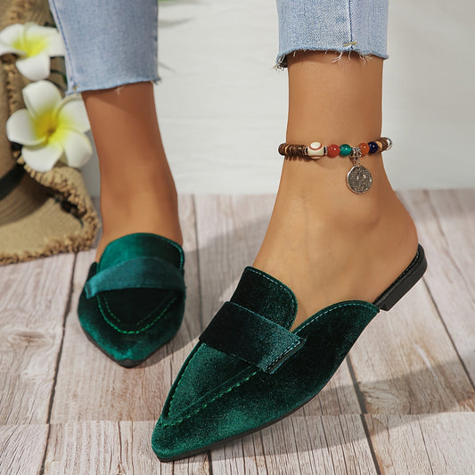 Devyn - Legier Closed Toe Slip-on Fashion Mules