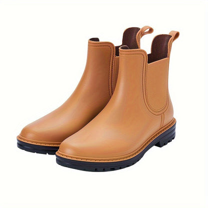 Kaylie - Damen Regenstiefel – Wasserdichte Knöchelboots, Antirutsch und Modisch