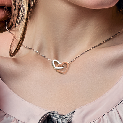 Ketting met twee hartjes - Speciaal voor mijn dochter