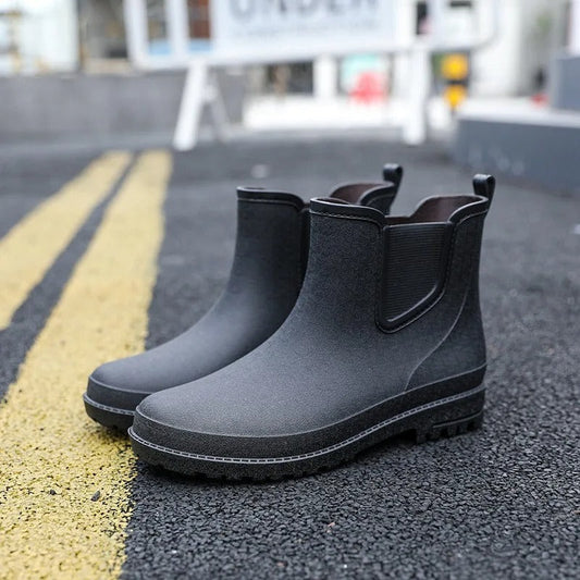 Farida - luxe half -length waterproof rubber boots