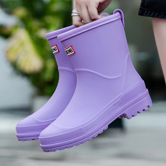 Madisyn - Bottes élégantes en demi-mouton imperméables pour femmes