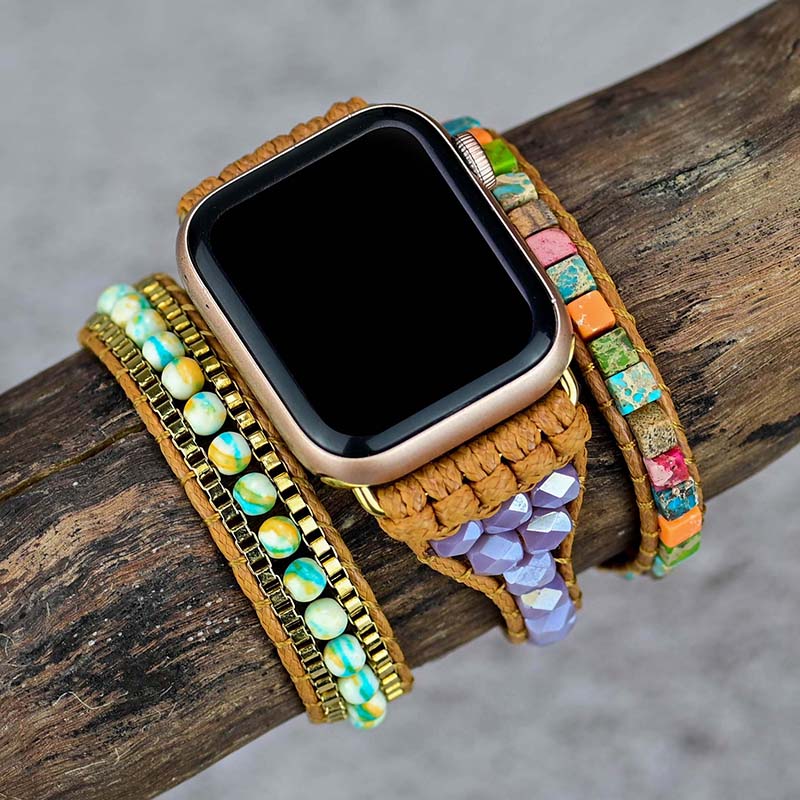 Pulsera Apple Watch Vibrante Protección Chakra