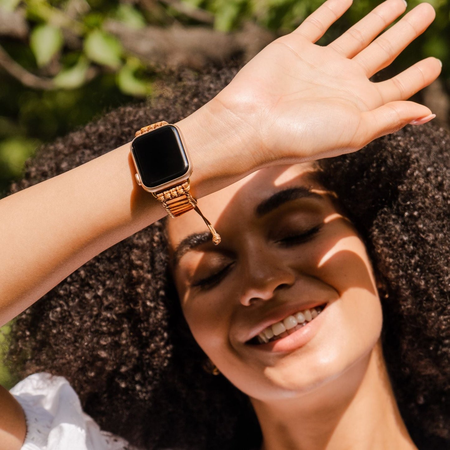 Pulsera Apple Watch Jaspe Imperial Pêche