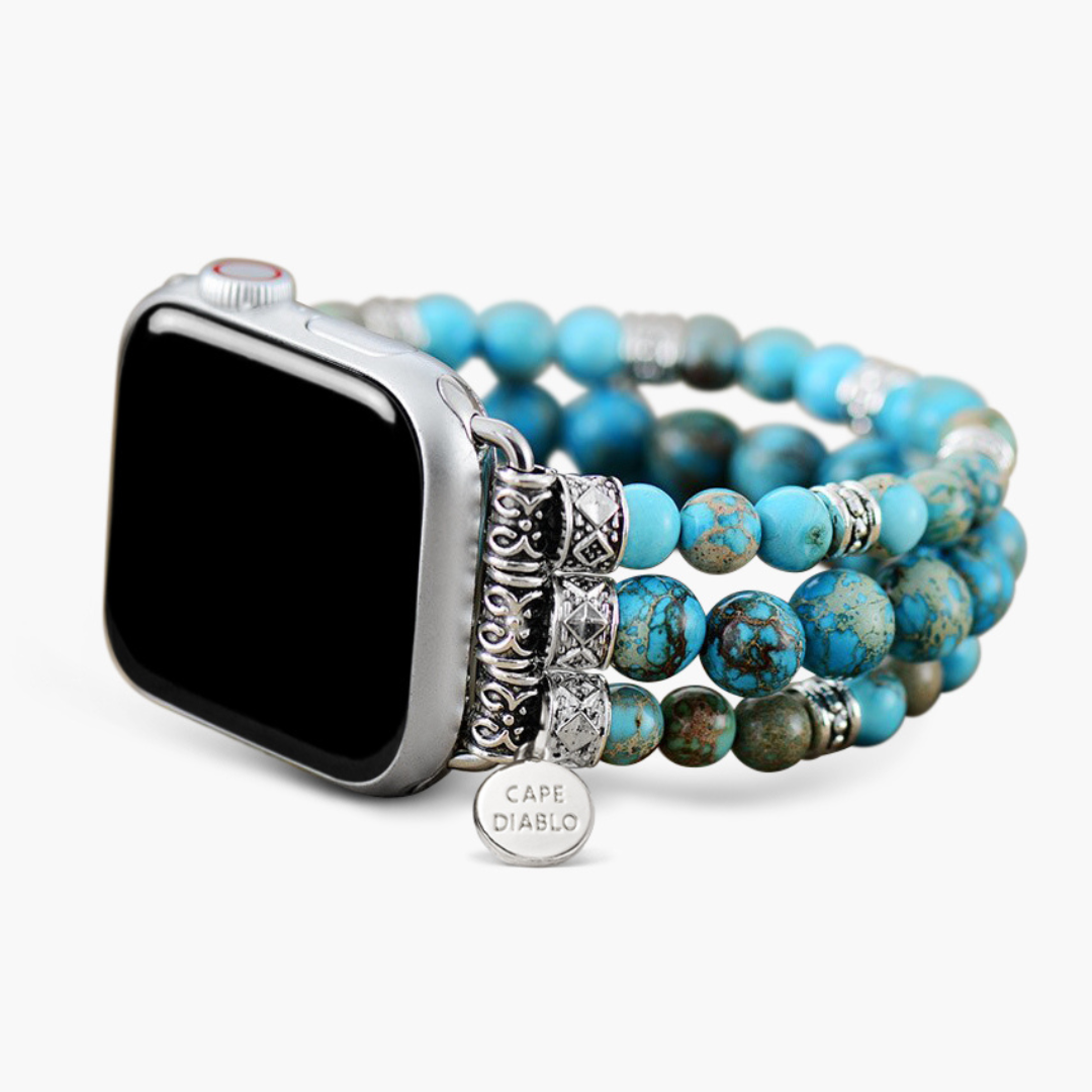 Bracelet Apple Watch Stretch Jaspe Impérial