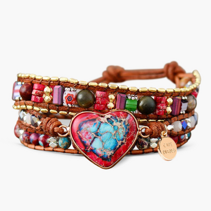 Vibrant Heart Schutz Wickelarmband