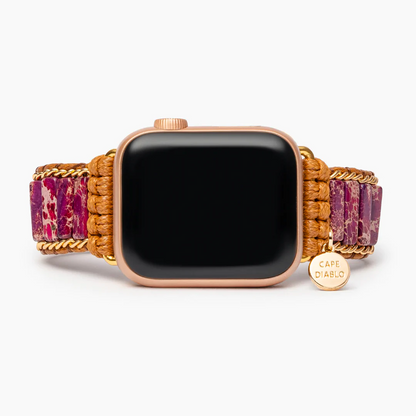 Bracelet Apple Watch Jaspe Impérial Intense