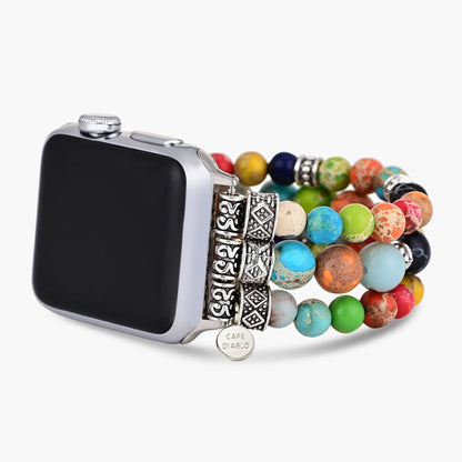 Armband de montre Apple extensible Chakra vibrant