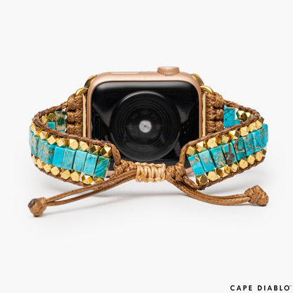 Gewagtes türkisfarbenes Apple Watch-Armband